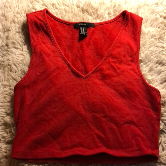 forever 21 red tank top
